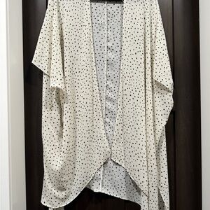 She & Sky Polka Dot Kimono Cardigan